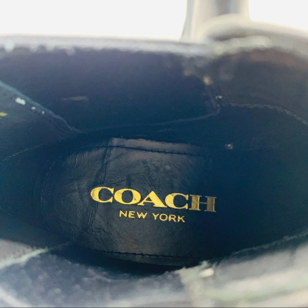 Coach | Men’s Arnold Chelsea Black Leather Boot - Picture 8 of 8